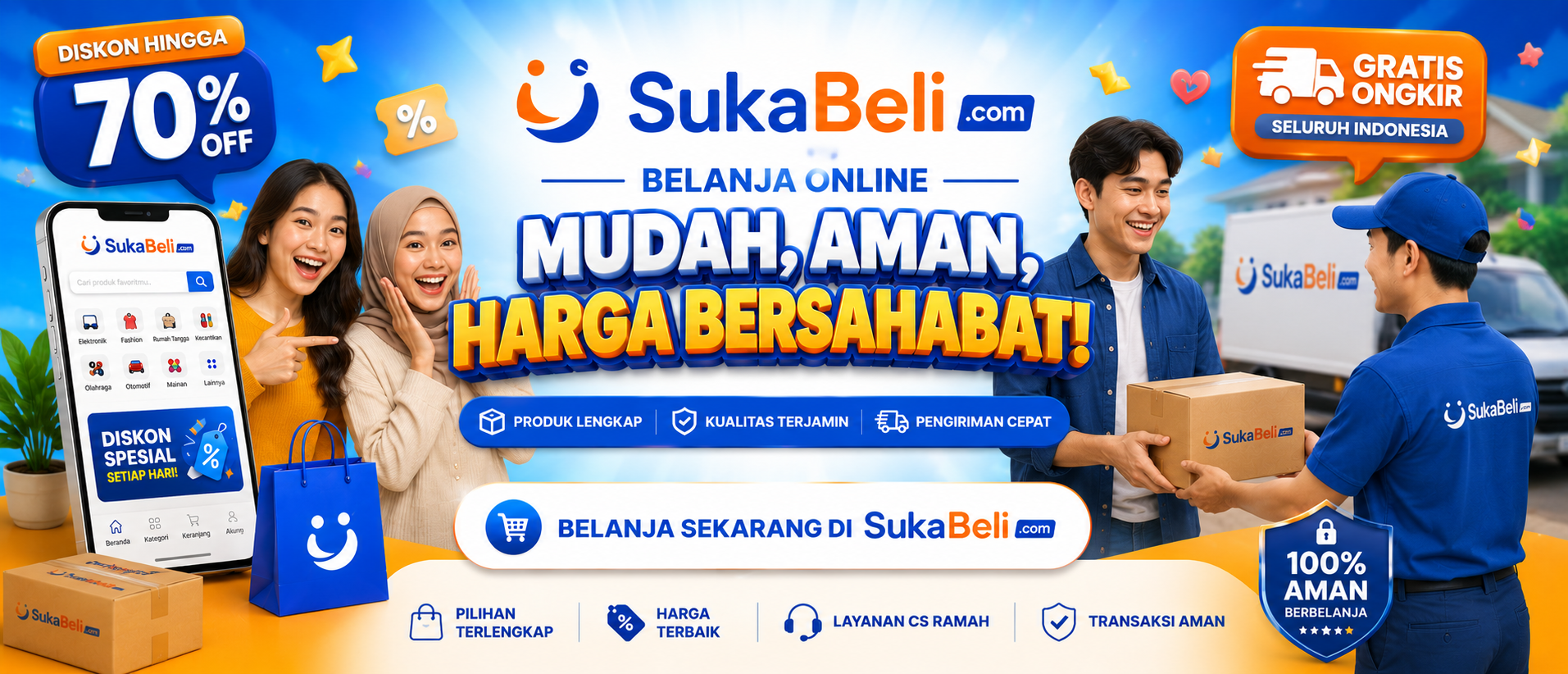 SukaBeli — Promo dan gratis ongkir